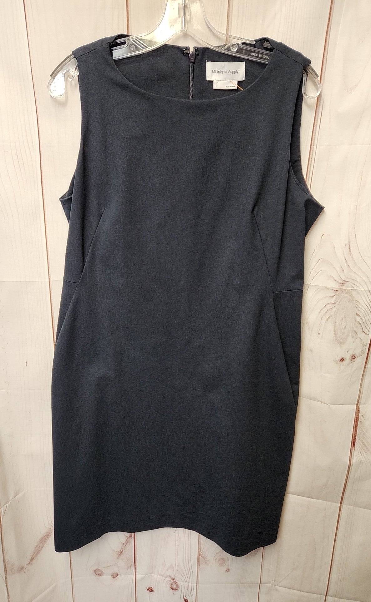 Ministry of Supply Women's Size 12 Black Dress