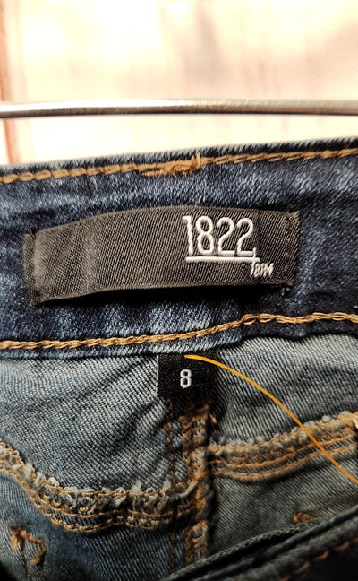 1822 Women's Size 29 (7-8) Blue Jeans