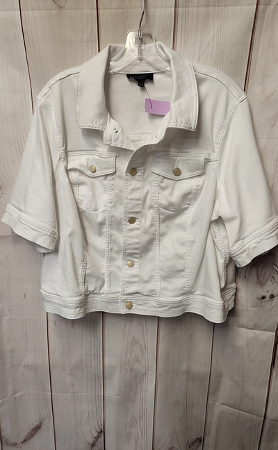 Talbots Women's Size 1X White Jacket