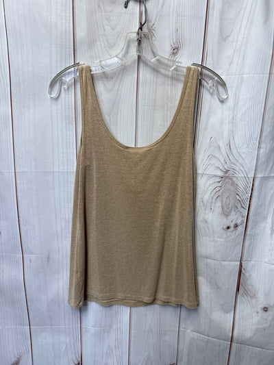 Jennifer Lopez Women's Size M Gold Sleeveless Top