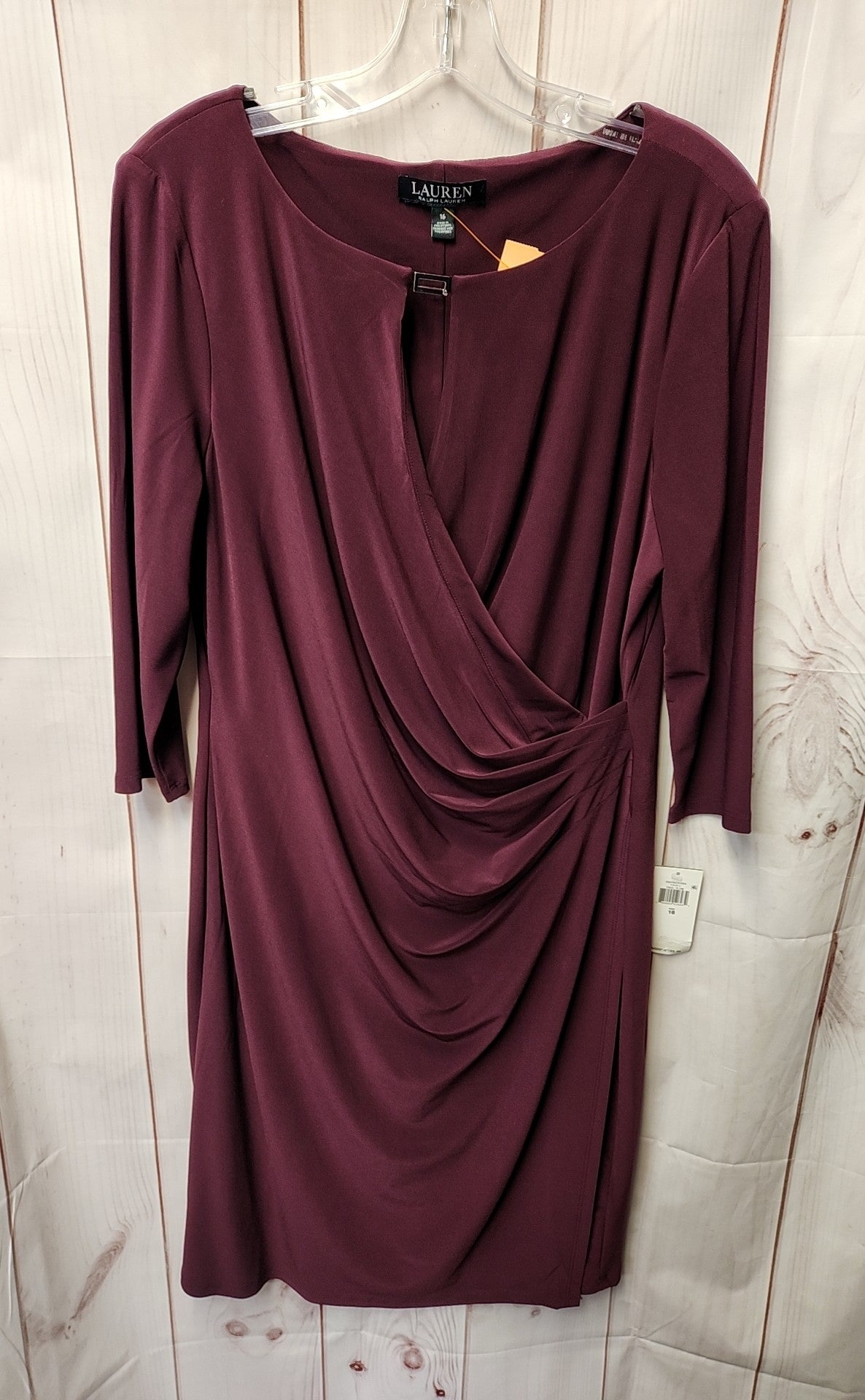 NWT Lauren by Ralph Lauren Women's Size 16 Purple Dress