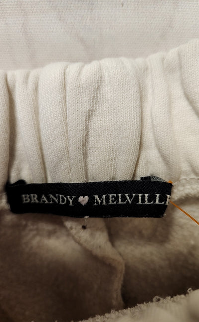 Brandy Melville Women's Size S White Sweatpants