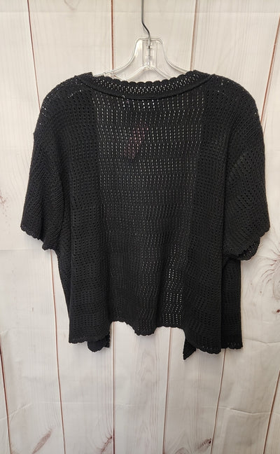 Kim Rogers Women's Size 3X Black Cardigan