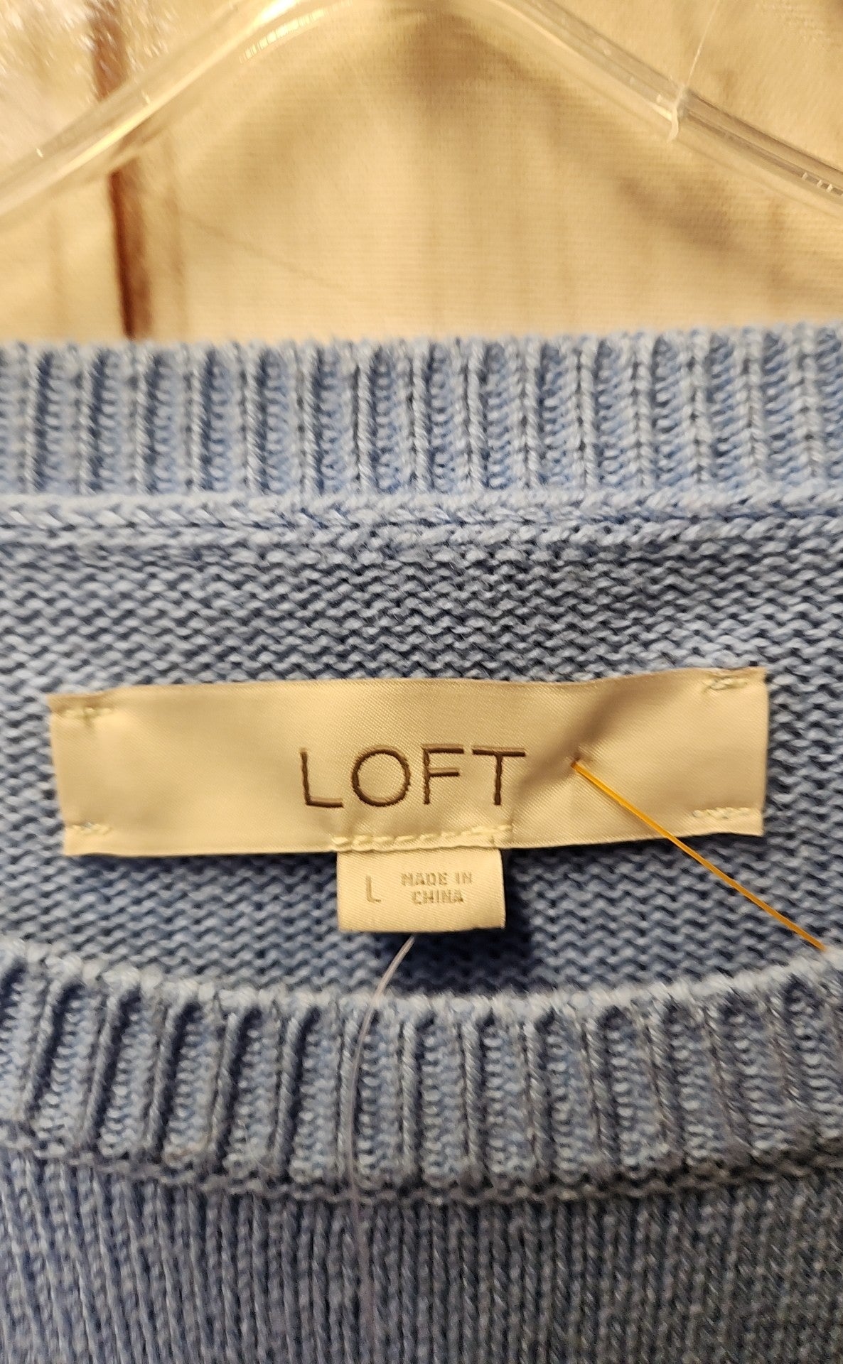 NWT Loft Women's Size L Blue Sweater