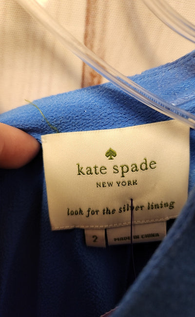 Kate Spade Women's Size 2 Blue Dress