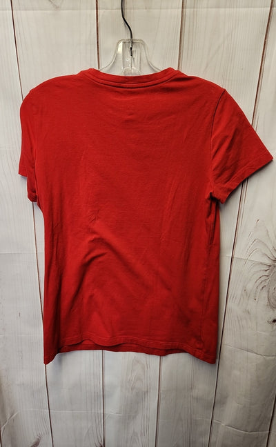 Nautica Women's Size M Red Short Sleeve Top