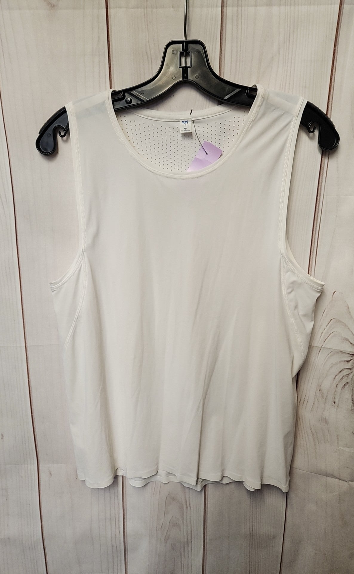 Lululemon Women's Size 8 White Sleeveless Top