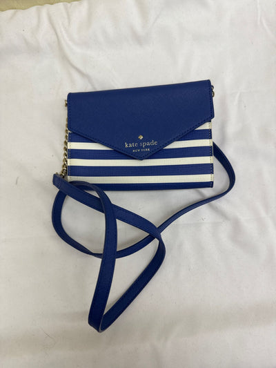 Kate Spade Blue & White Stripe Purse Bag