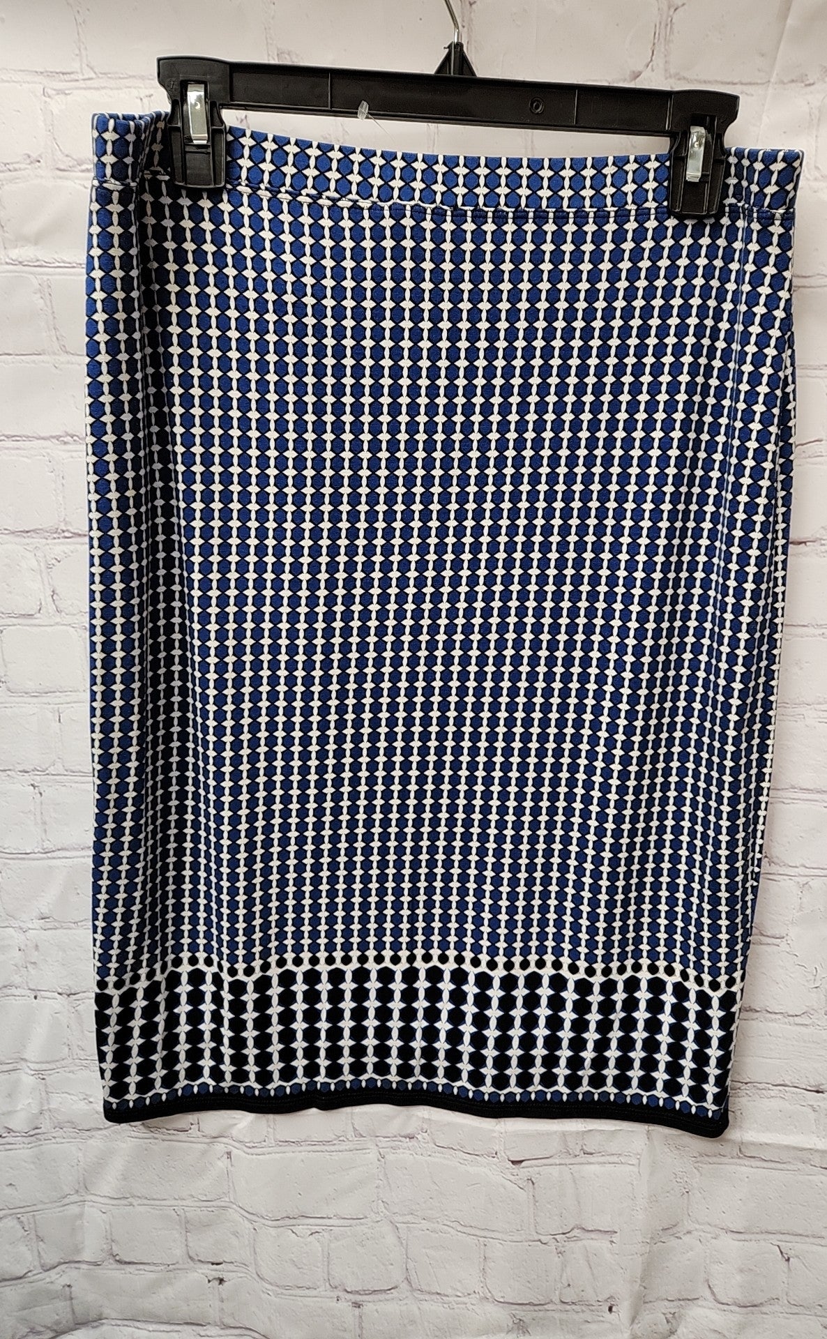 NWT Max Studio Women's Size M Blue & Black Skirt