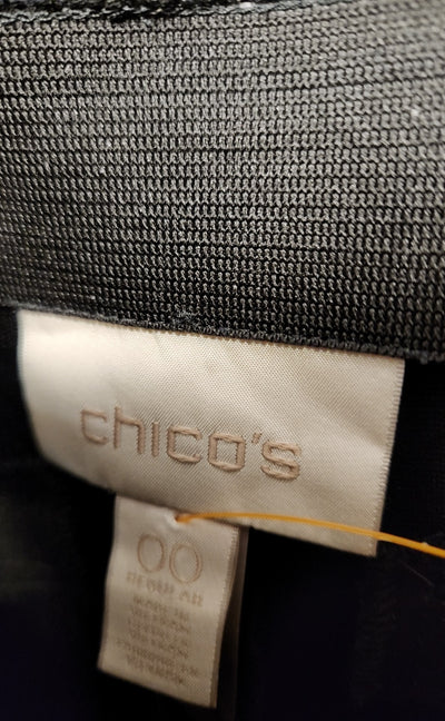 Chico's Women's Size 00 = US 2 Black Pants