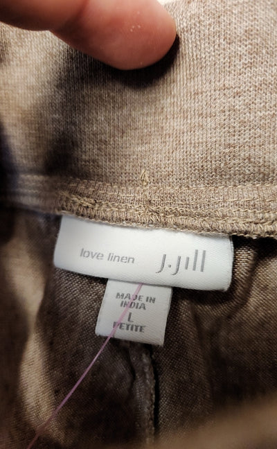 J Jill Women's Size L Petite Brown Pants