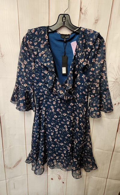 Lucy Paris Women's Size XS Navy Floral Dress