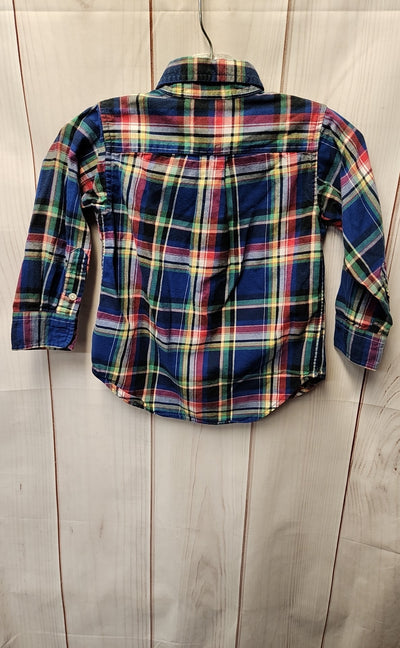 Ralph Lauren Boy's Size 2 Blue Shirt