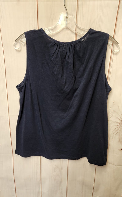 Loft Women's Size S Navy Sleeveless Top