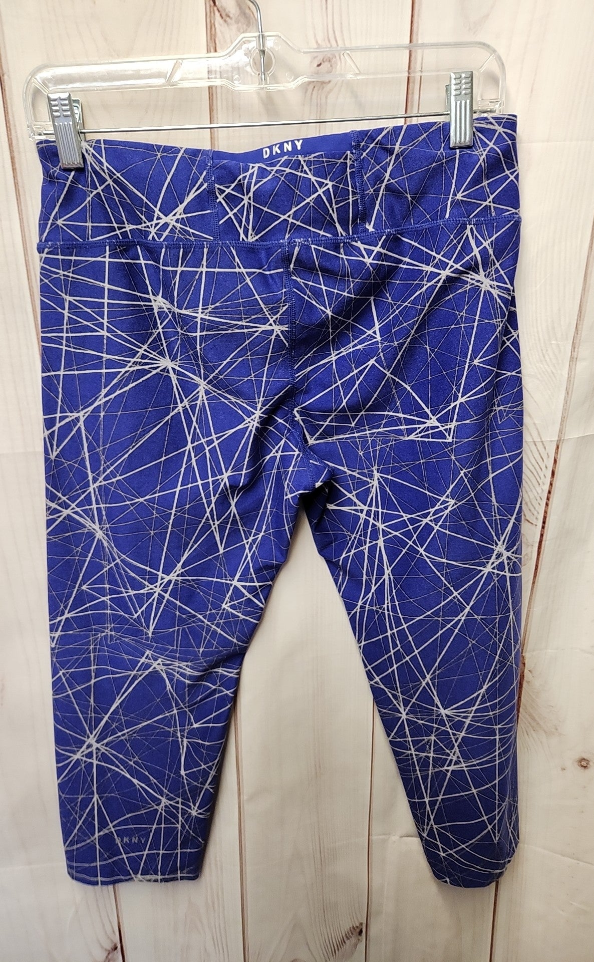 DKNY Women's Size L Blue Active Capris