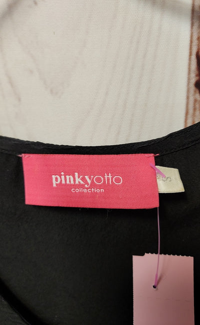 Pinkyotto Women's Size S Black Sleeveless Top
