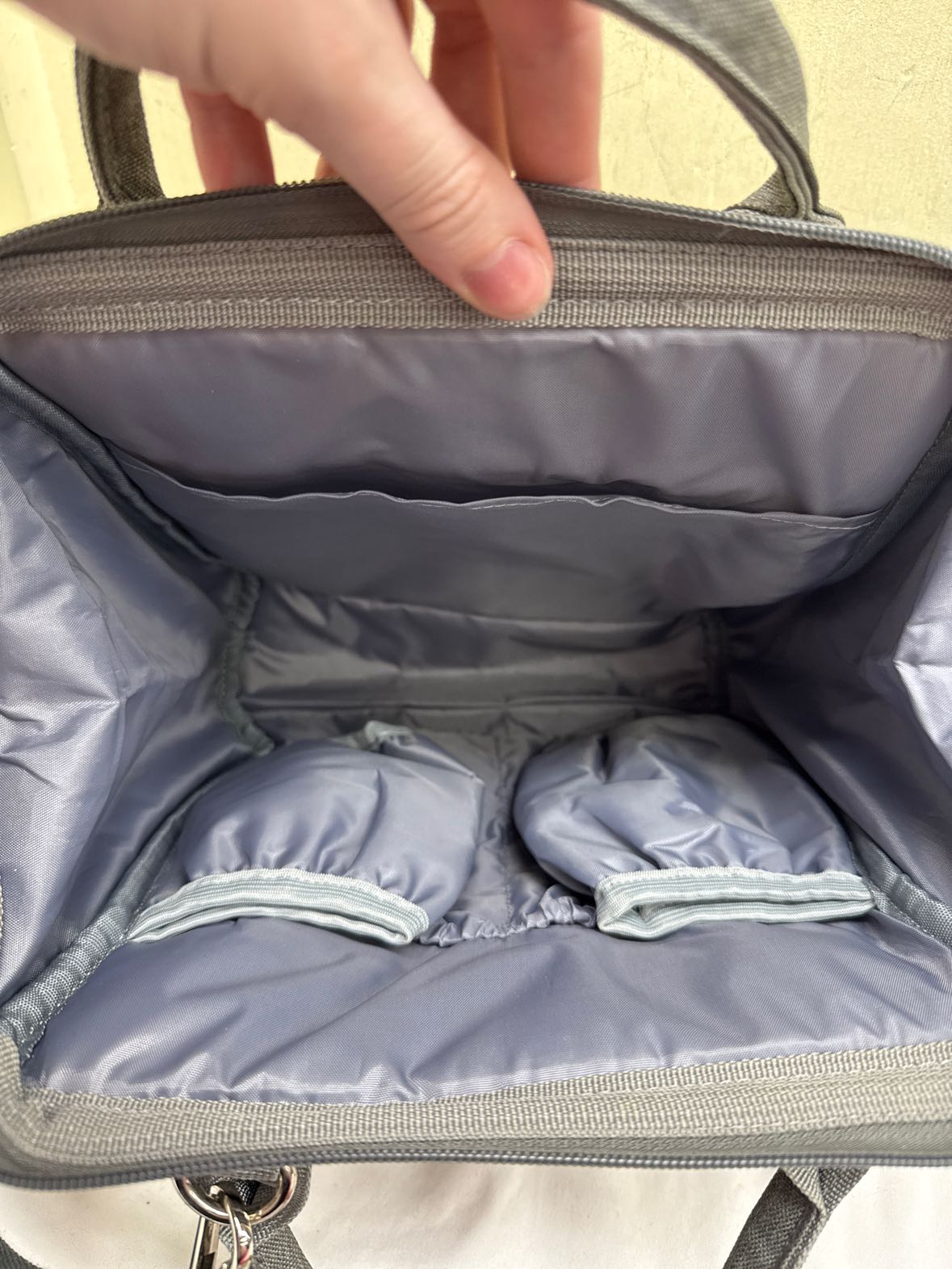 Canway Gray Purse Bag