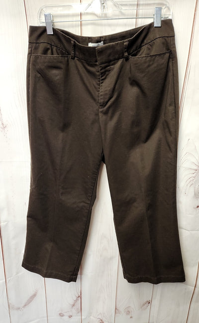 Dockers Women's Size 12 Brown Capris
