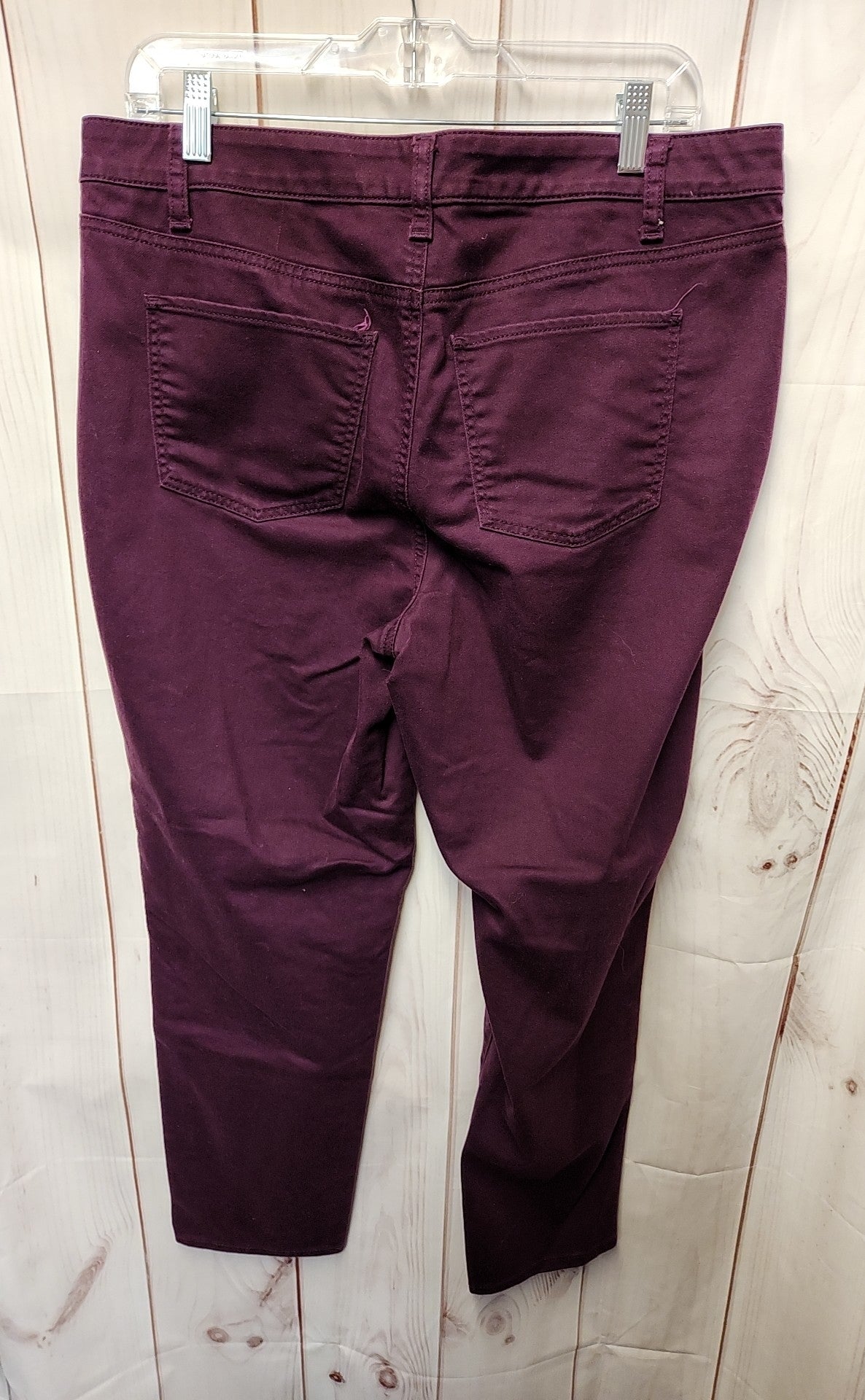 Talbots Women's Size 32 (13-14) Purple Slim Ankle Jeans