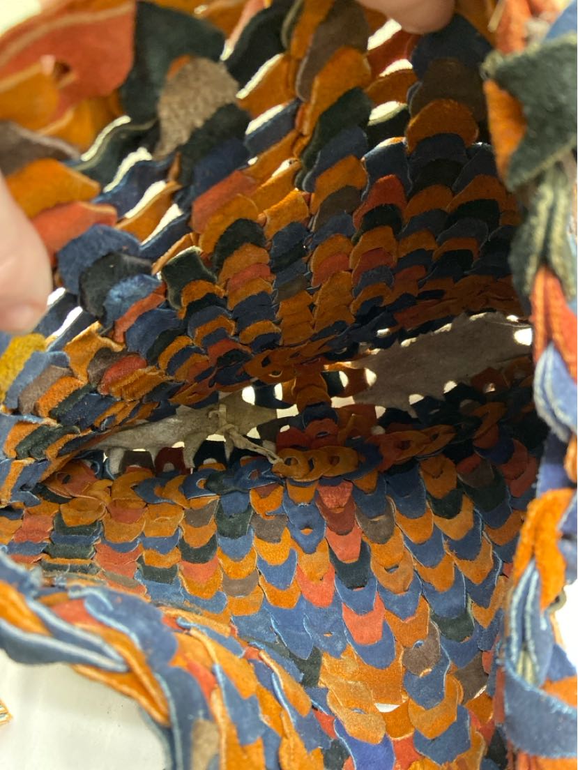 Multi-Color Woven Purse Bag