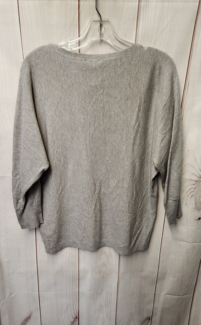 Vila Milano Women's Size L Gray 3/4 Sleeve Top