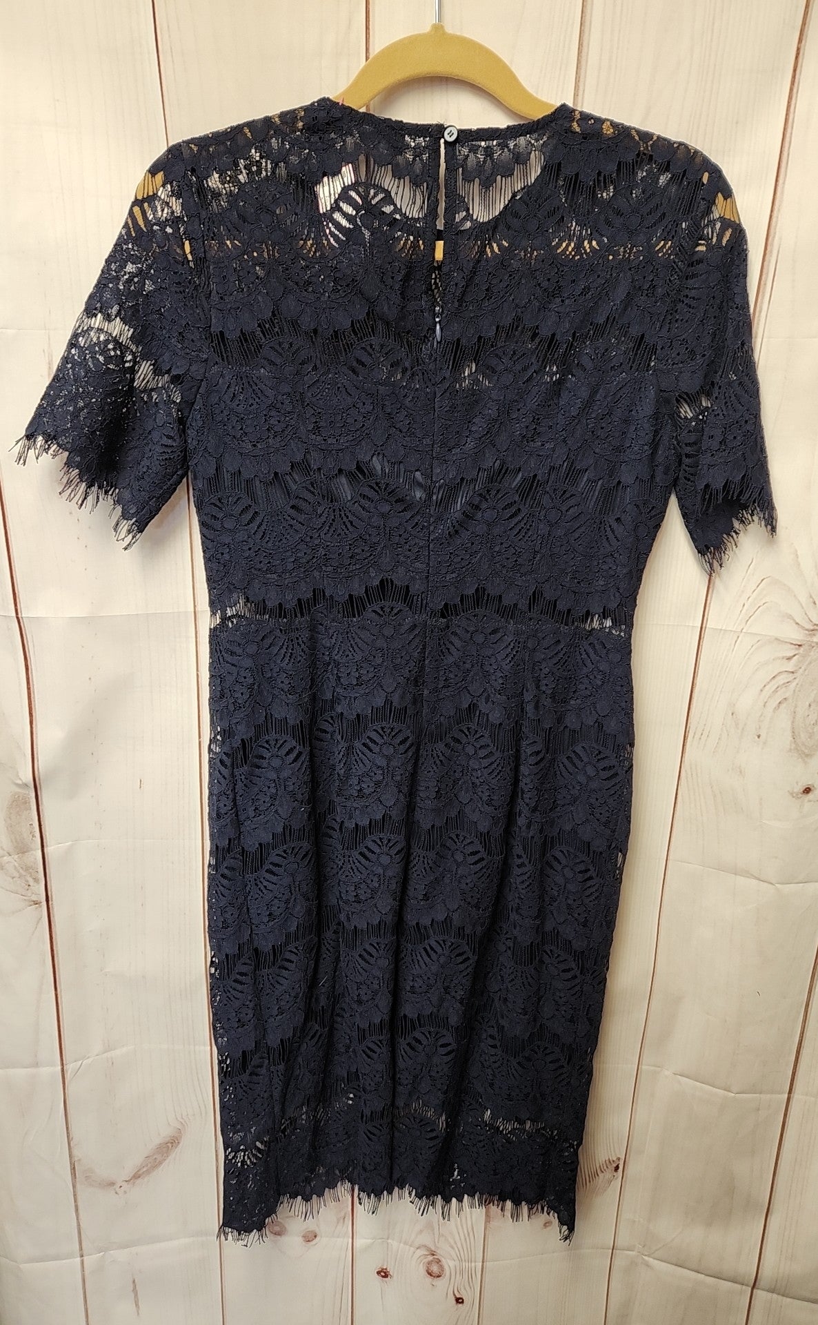 NWT NY & Co Women's Size M Navy Lace Dress
