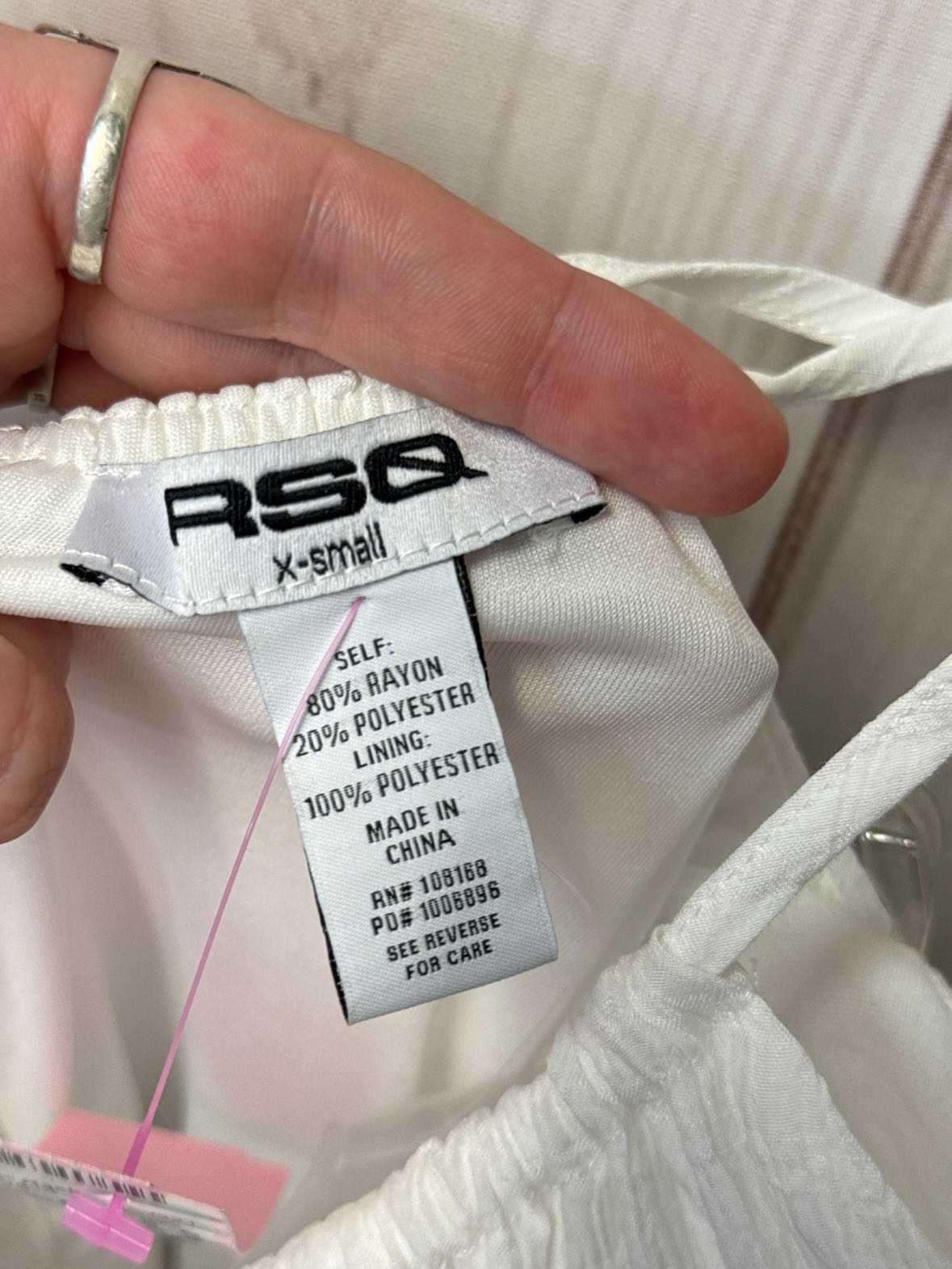 Rsq Women's Size XS White Dress