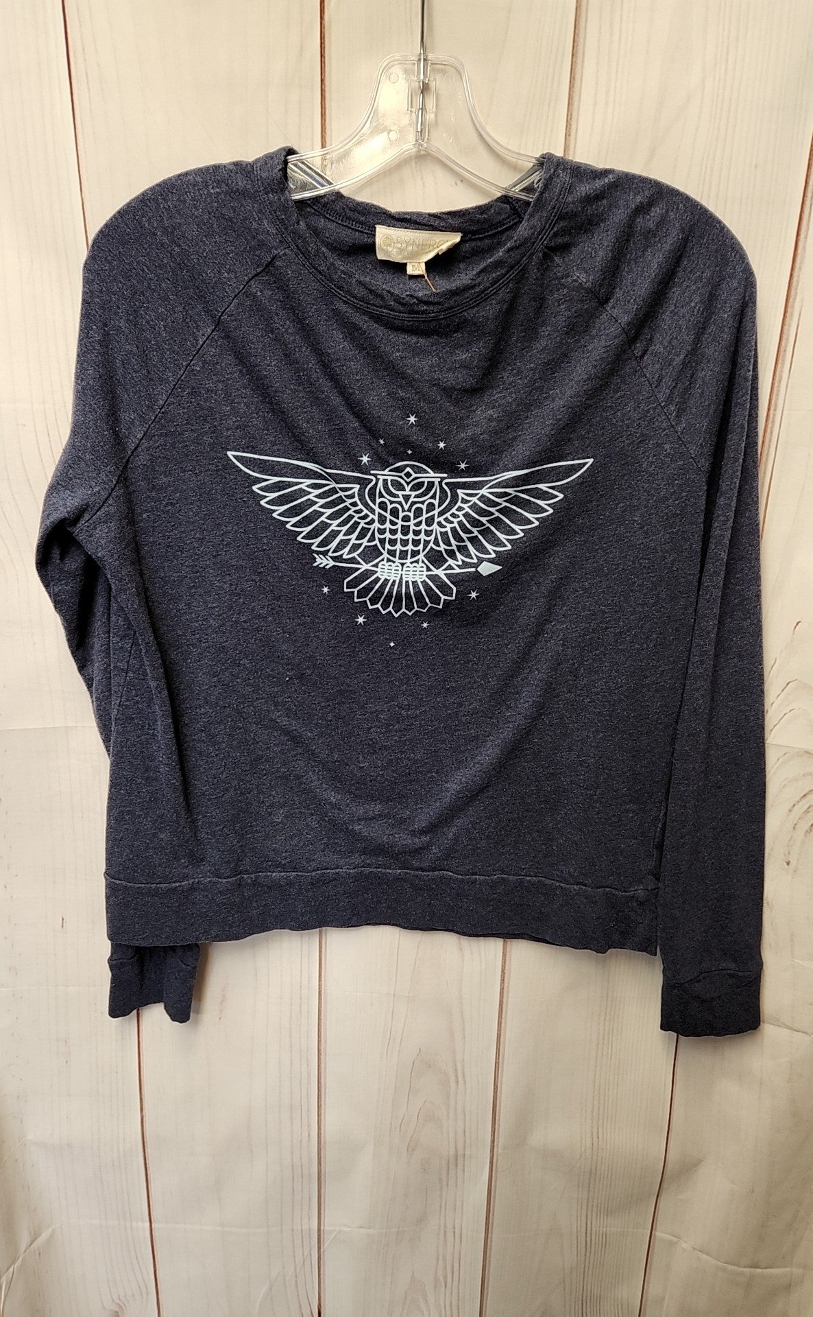 Synergy Women's Size M Navy Long Sleeve Top