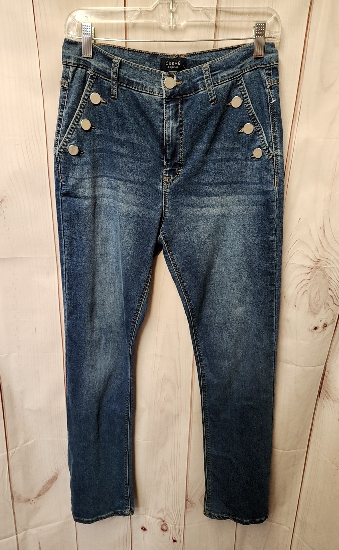 Curve Appeal Women's Size 29 (7-8) Blue Jeans