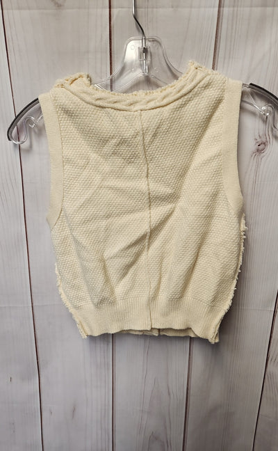 Free People Women's Size S Cream Vest