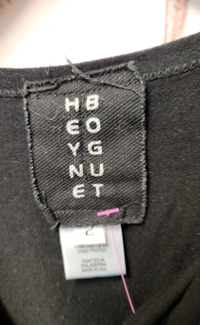 Heyne Bogut Women's Size 2 = US S Black Sleeveless Top