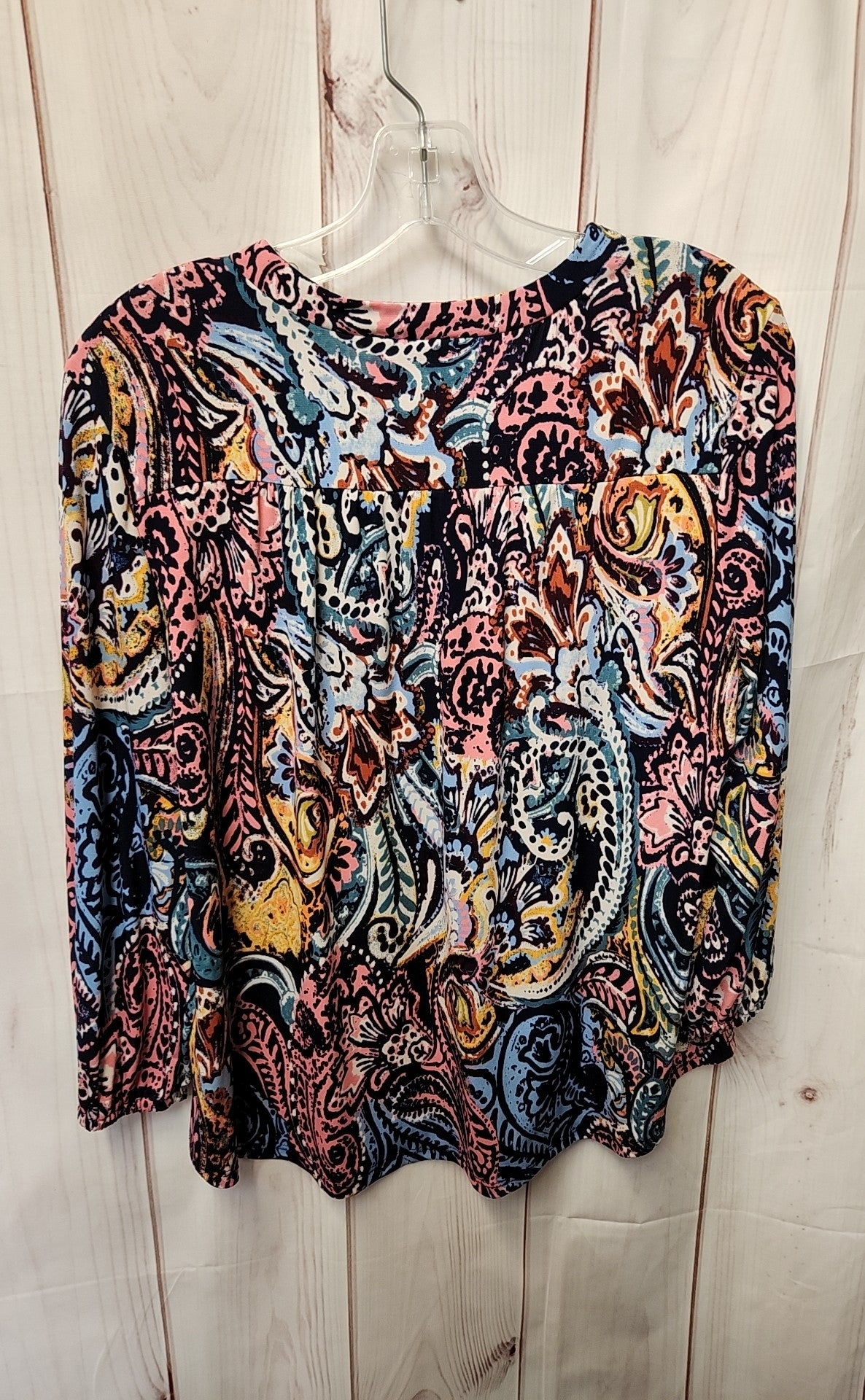 Vince Camuto Women's Size M Multi-Color 3/4 Sleeve Top