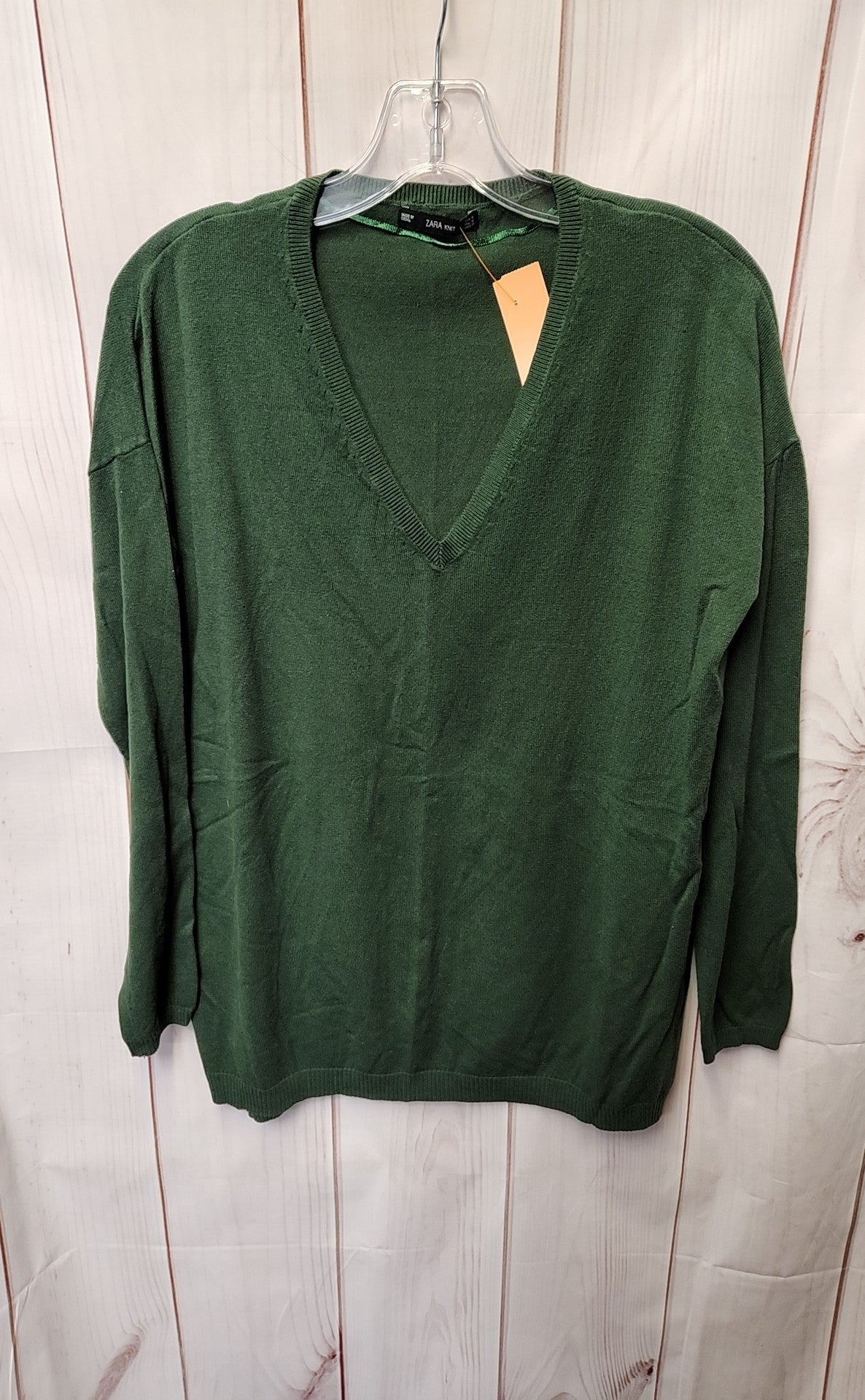 Zara Women's Size M Green Sweater