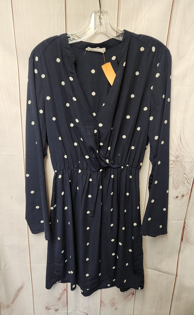 All in Favor Women's Size L Navy Dress