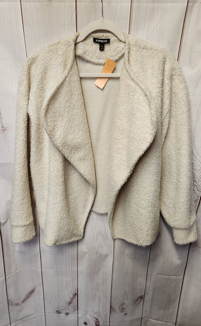 Express Women's Size S White Cardigan