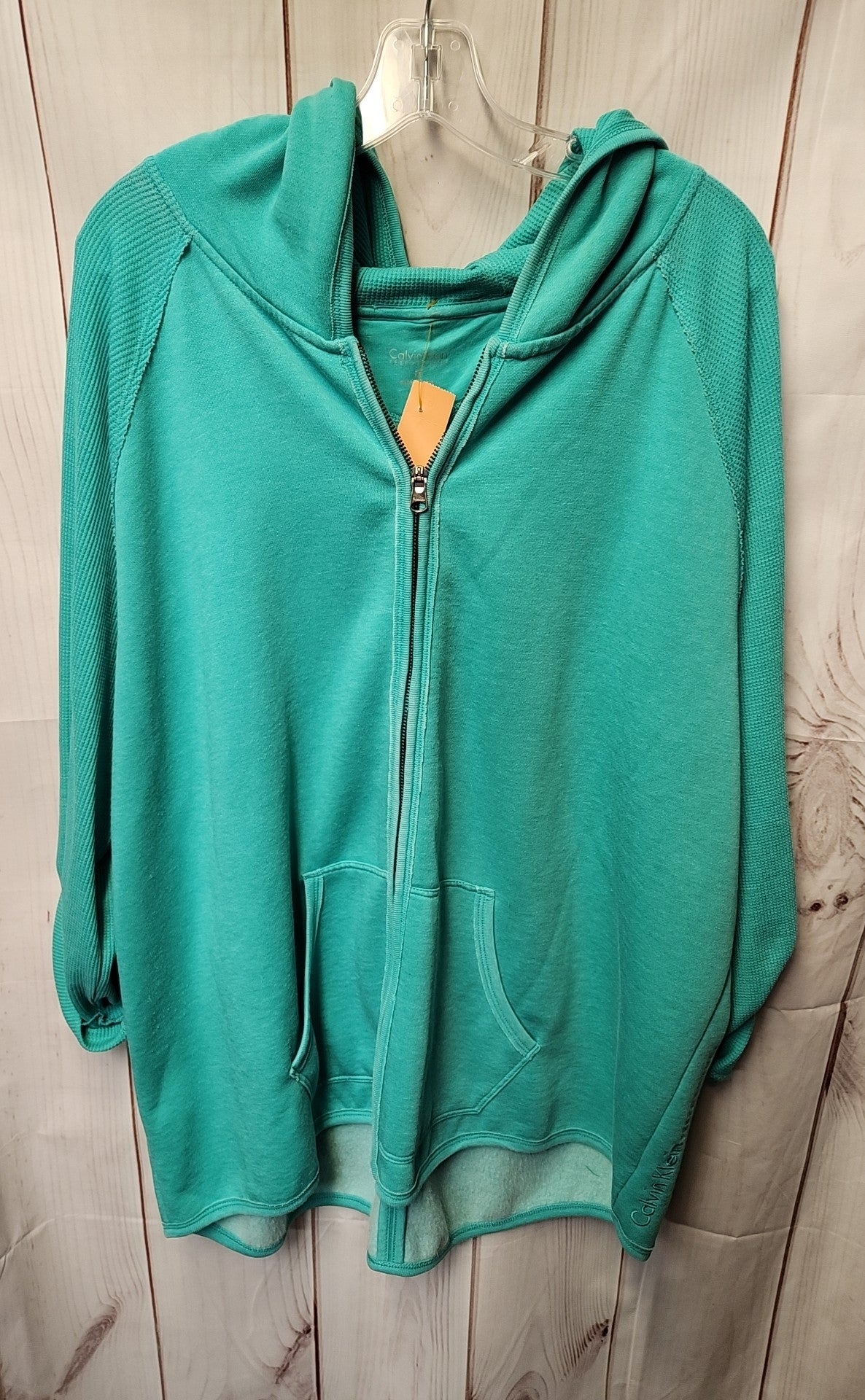 Calvin Klein Women's Size 3X Teal Active Jacket