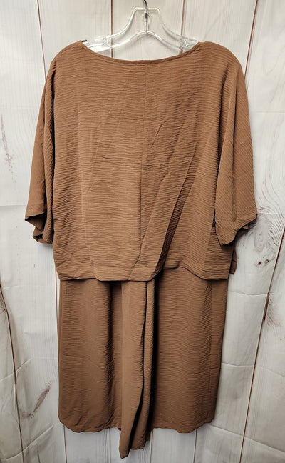 NWT Adrianna Papell Women's Size L Brown Pants Set