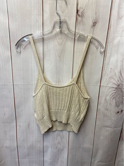 American Eagle Women's Size M Beige Sleeveless Top
