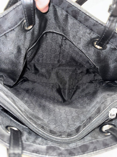 Michael Kors Black Leather Tote Bag
