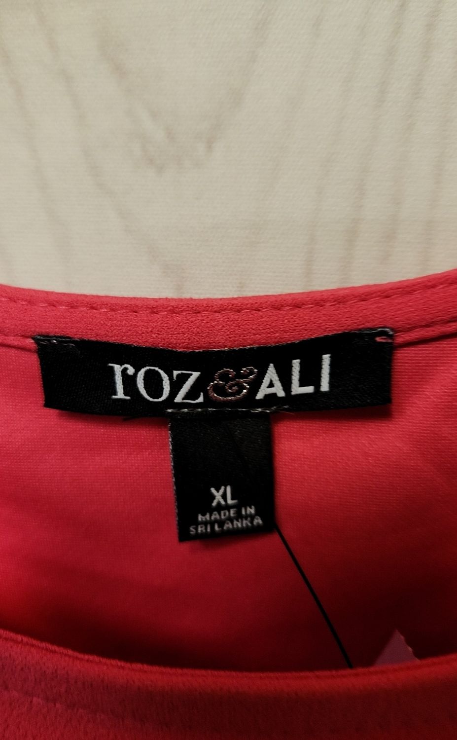 Roz & Ali Women's Size XL Pink Dress