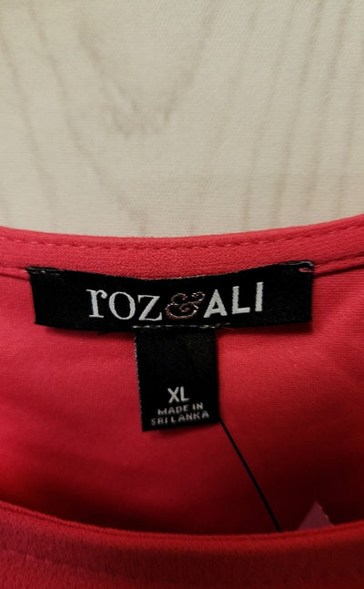 Roz & Ali Women's Size XL Pink Dress