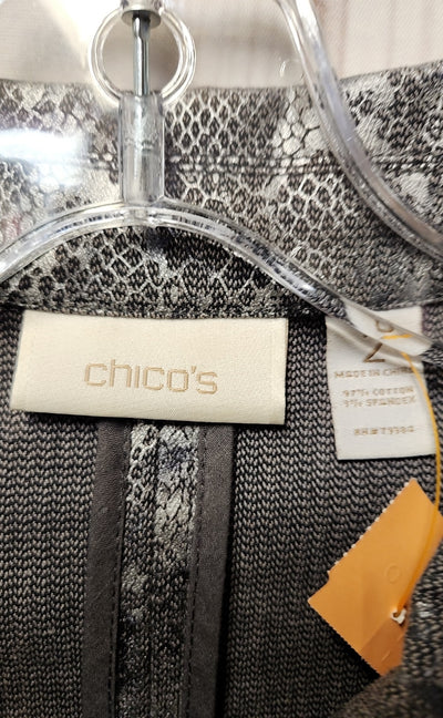 Chico's Women's Size 2 = US L Gray Jacket