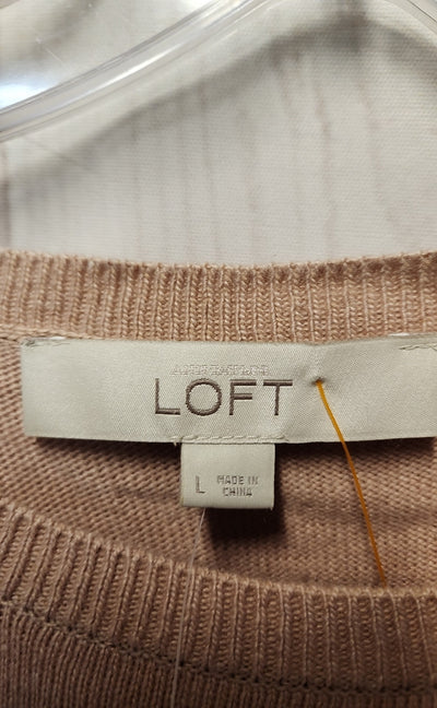 NWT Loft Women's Size L Beige Sweater