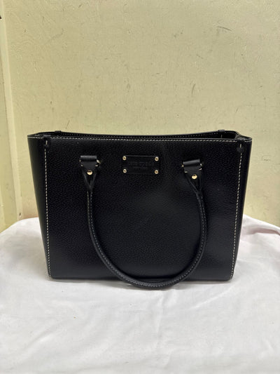 Kate Spade Black Leather Purse Bag AS IS - stains inside