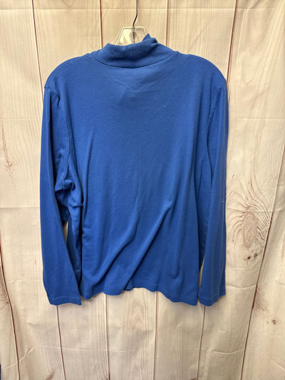 Coldwater Creek Women's Size 1X Blue Long Sleeve Top