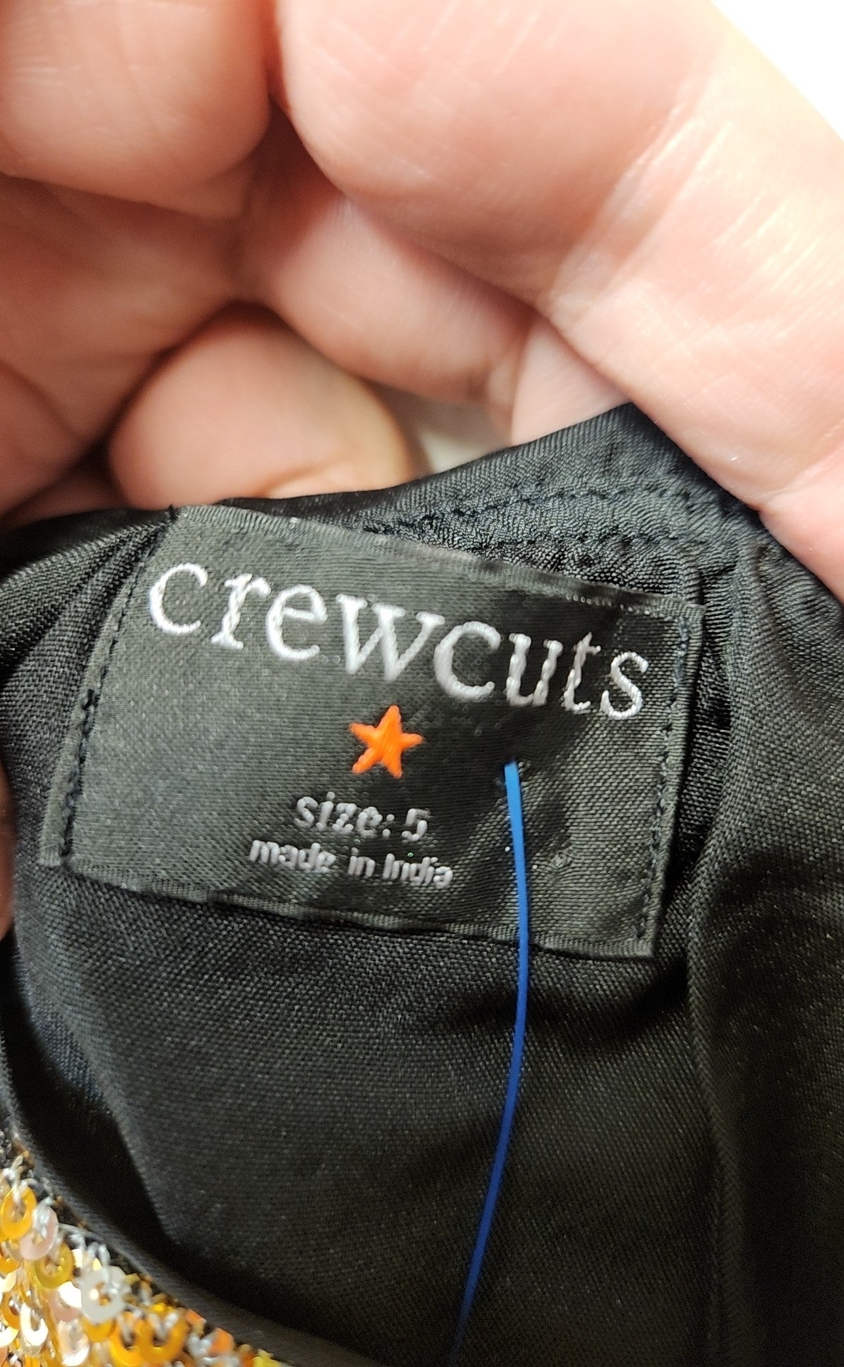 Crewcuts Girl's Size 5 Gold Dress