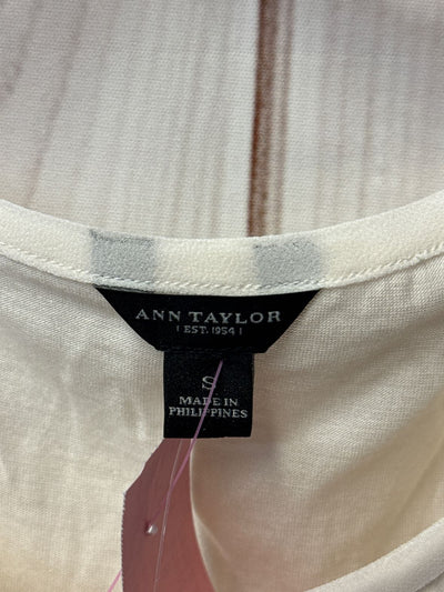NWT Ann Taylor Women's Size S White Sleeveless Top