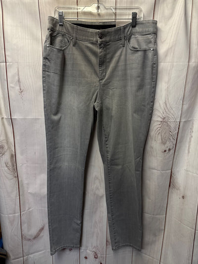 NWT Chico's Women's Size 2.5 = 14 Jeggings Gray Jeans