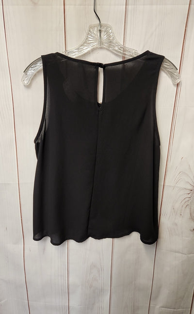 Lush Women's Size M Black Sleeveless Top