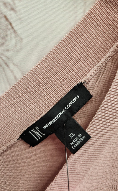 INC Women's Size XL Pink Sweater